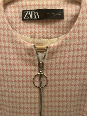 Zara spring autumn coat jacket, pink