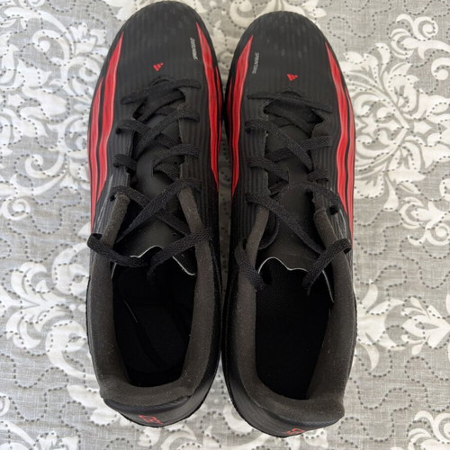 Adidas F50 Club FG/MG football shoes size 44 like new, black and red