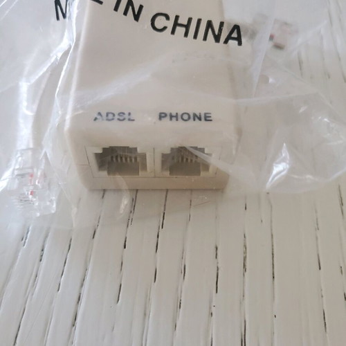 Adsl splitters new, pack of 8 pieces