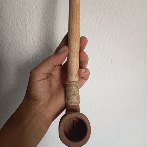 Handmade Churchwarden Tobacco Pipe 31cm, Walnut Wood