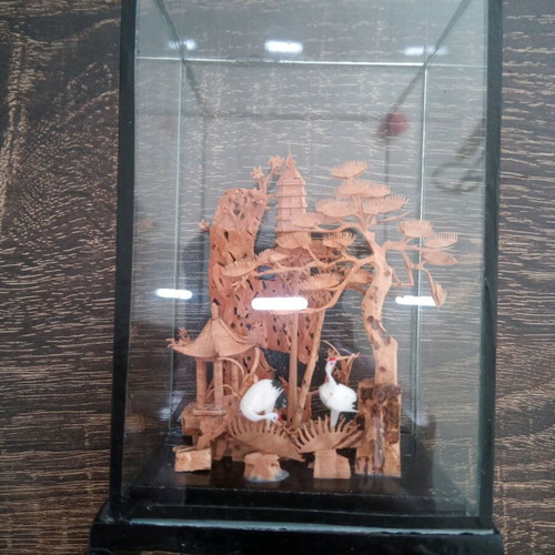 Cork decoration in plastic case like new