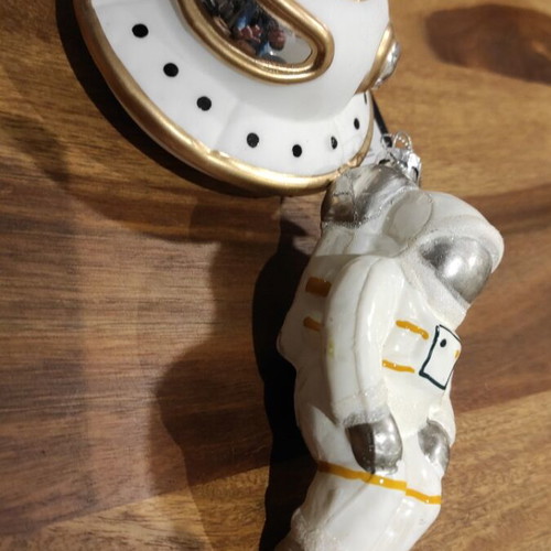 Space Christmas tree ornaments sci-fi theme new