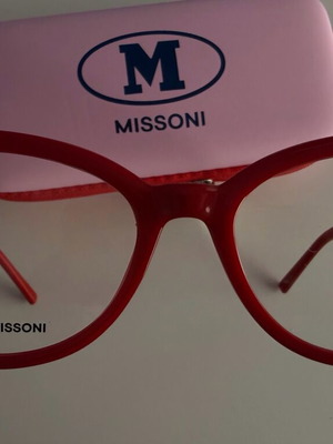 Missoni γυαλιά οράσεως καινούργια, πλαστικό, κόκκινο σκελετός