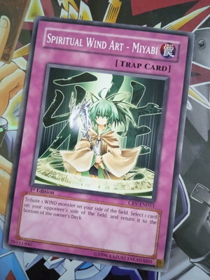 Spiritual Wind Art - Miyabi μεταχειρισμένη κάρτα Yu-Gi-Oh! Trap