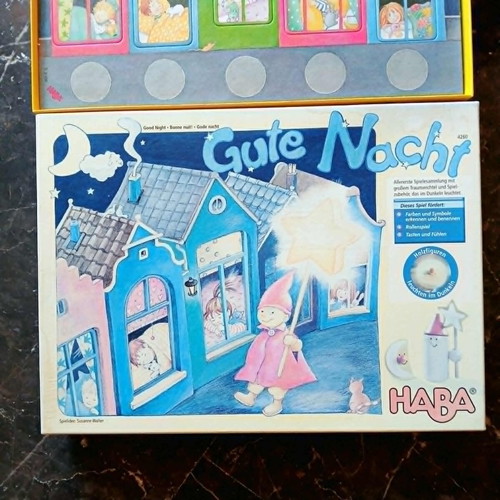 Gute Nacht board game used, educational moon phases toy for kids
