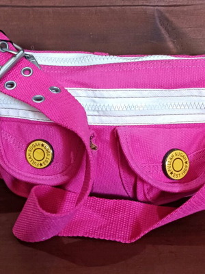 00s Fullah Sugah pink shoulder bag new