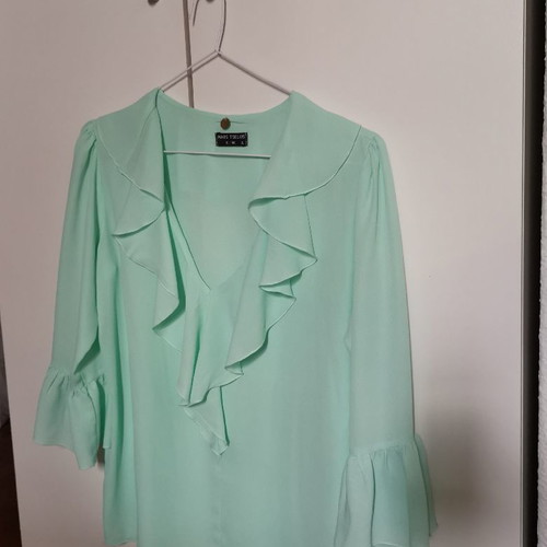 Makis Tselios blouse new, size XL, pistachio color