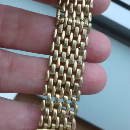 Seiko 6533-5000 80's vintage wristwatch used, gold color