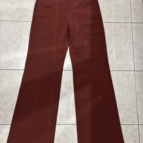Mind Matter flare pants, terracotta color, size S
