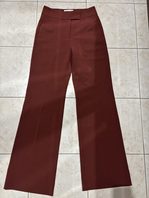 Mind Matter flare pants, terracotta color, size S