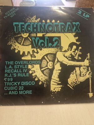 Techno Trax Vol. 2 double vinyl used, classic techno and house
