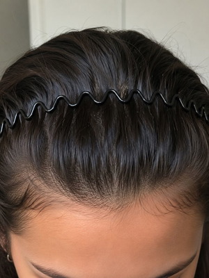 Black Hairband Like New, Classic and Practical