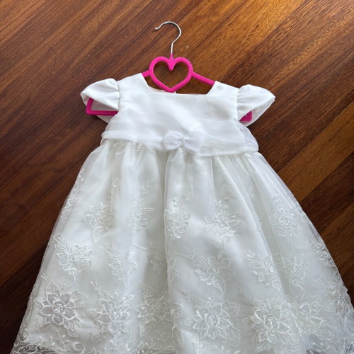 Baptism dress like new 24 months with new bib and socks