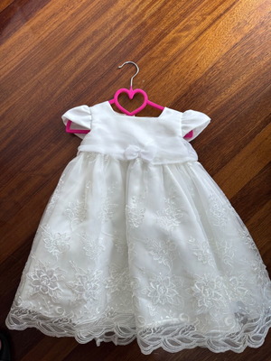 Baptism dress like new 24 months with new bib and socks