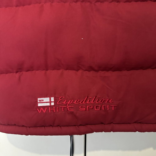 Tex Basic sleeveless puffer vest red size M like new