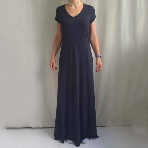 Peruvian Connection maxi dress size L, pima cotton and modal, pockets