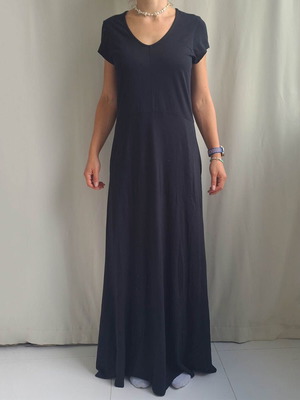 Peruvian Connection maxi dress size L, pima cotton and modal, pockets