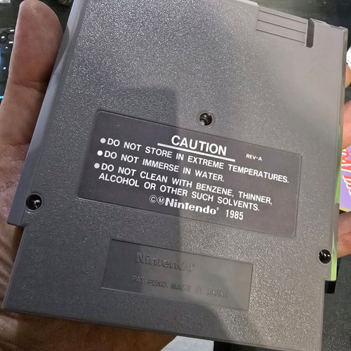 Friday The 13th Rev-A Nintendo NES game used, complete in box