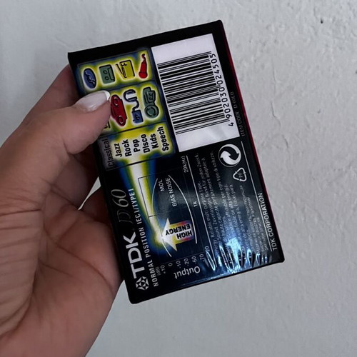 TDK D60 cassette sealed, vintage, excellent condition