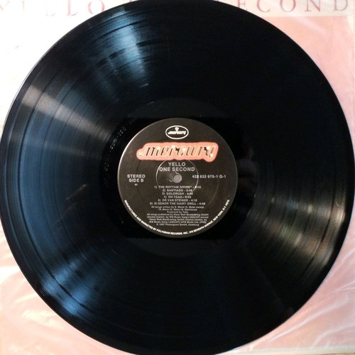 Yello One Second vinyl album used, electronic music