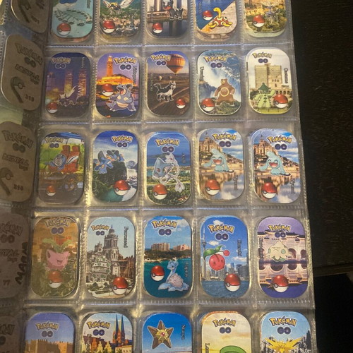 Pokémon Go album used with rare Pokémon tags