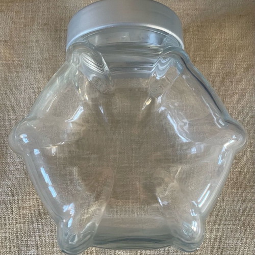 IKEA container used with glass body and gray plastic lid