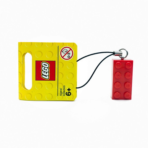 LEGO Strap red 2x4 brick keychain set 853186