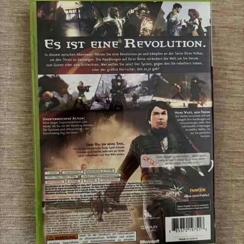 Fable III Xbox 360 PAL used complete