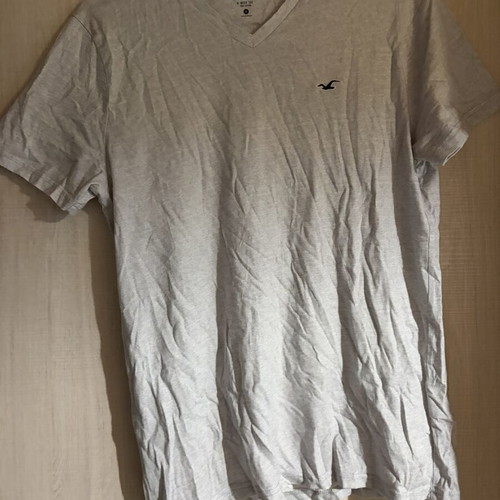 Hollister men's t-shirt used, size M, gray