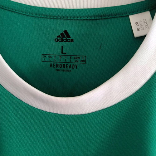 Adidas men's sports shirt Large green like new