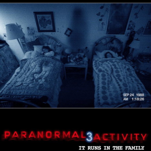 Paranormal Activity 3 DVD used, thriller with subtitles