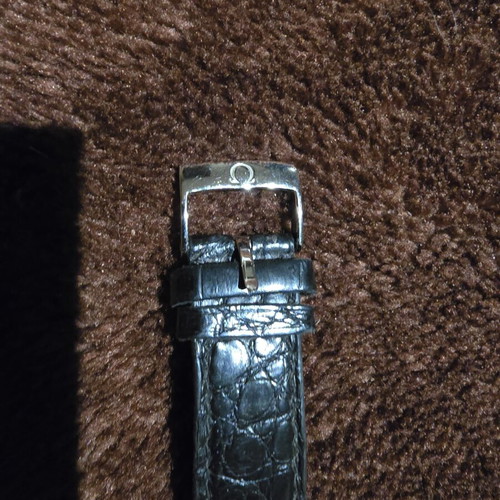 Omega vintage watch used, black