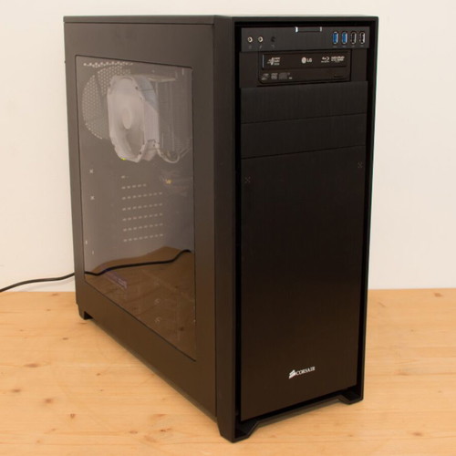 Desktop computer used with Intel Core i7 920, 8GB RAM, AMD Radeon RX 460