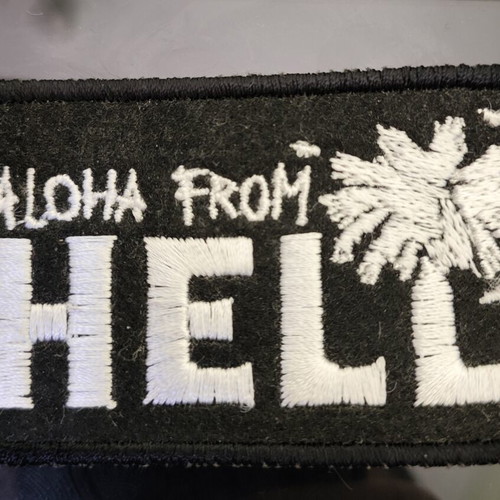 Iron-on patch Aloha from Hell new