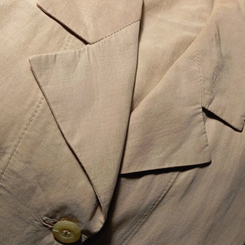 Women's beige sleeveless suit like new, size M, safari style