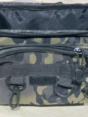 Τσαντάκι outdoor χιαστί σαν καινούργιο, μαύρο