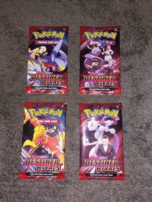 Pokemon TCG Scarlet & Violet Destined Rivals 4 αυθεντικά booster packs καινούργια