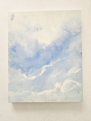 Time oil painting on panel like new, ready to hang
