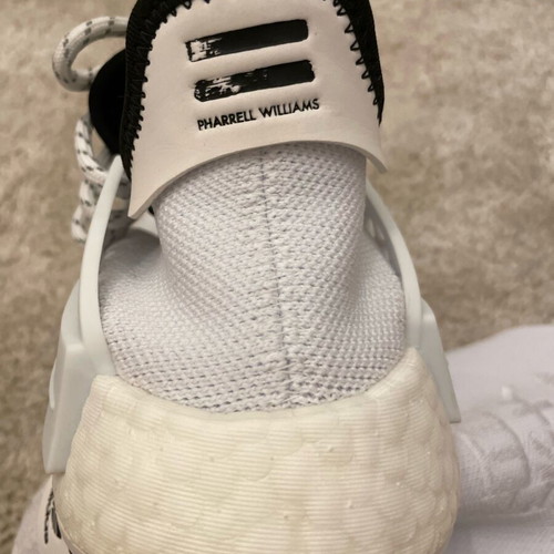 Adidas NMD Human Race x Pharrell Core white sneakers like new, size 36