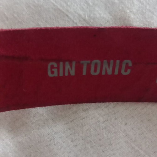 Gin Tonic belt new, size 85, red and pink