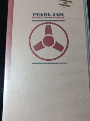 Pearl Jam Single Video Theory VHS tape used, import 1998