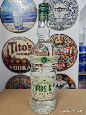 Fords Gin 700ml sealed, new