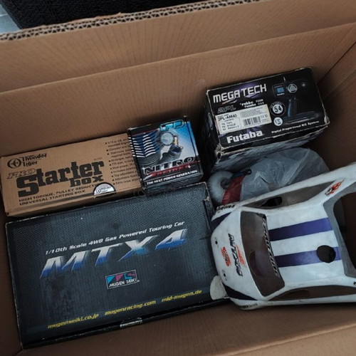 Mugen MTX 4 Nitro RC Car used with LRP 12x engine and extras
