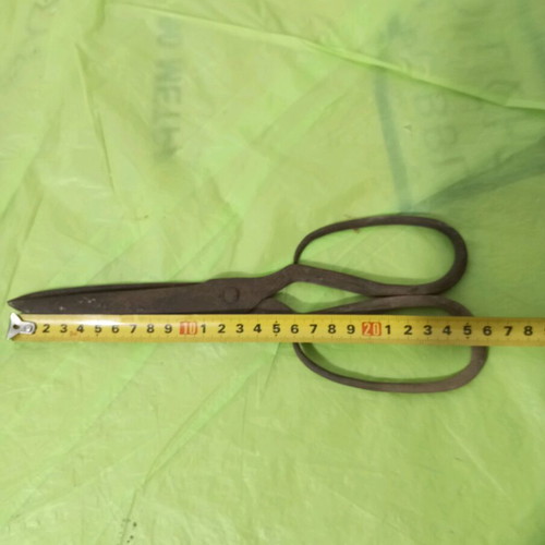 Large old scissors used