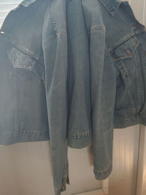 Τζιν μπουφάν Levi's μεταχειρισμένο, XL, τιρκουάζ και γκρι