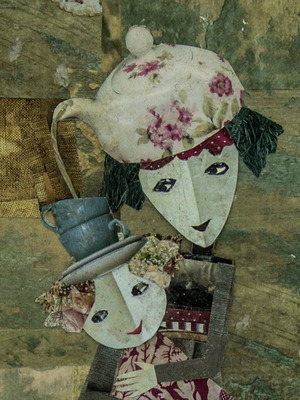 Modern art collage print 21x29 on high-quality paper