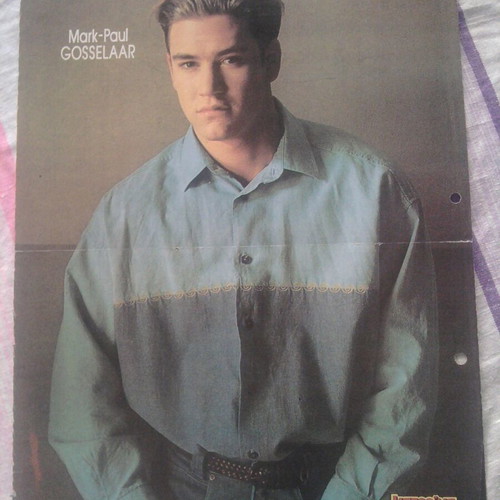 Melrose Place & Saved By The Bell poster used, Katerina magazine