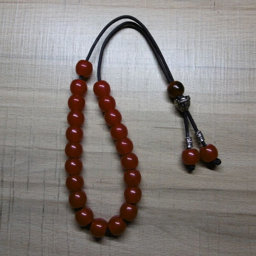 Handmade komboloi with acrylic beads made to order
