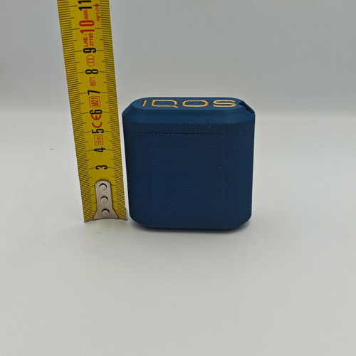 3D Printed Portable Ashtray Case for IQOS Buds new, blue