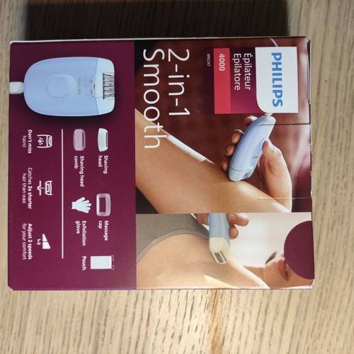 Philips epilator 2-in-1 with accessories